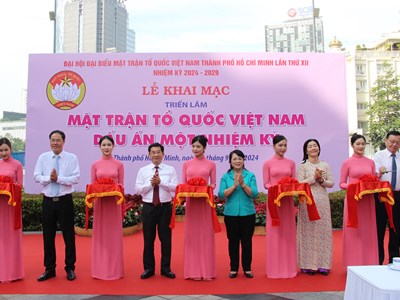 Triển lãm ảnh “Mặt trận Tổ quốc Việt Nam – Dấu ấn một nhiệm kỳ”