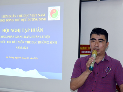 Hội nghị tập huấn chuyên môn Thể dục dưỡng sinh năm 2024