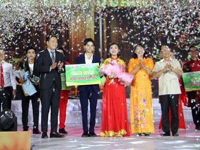 Cặp thí sinh 15 tuổi đăng quang “Tài tử miệt vườn” năm 2024