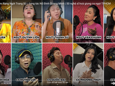 50 nghệ sĩ hoà giọng trong MV “TP.HCM - 50 năm rạng ngời trang sử”