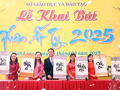 Vĩnh Long tổ chức Lễ khai bút Xuân Ất Tỵ năm 2025