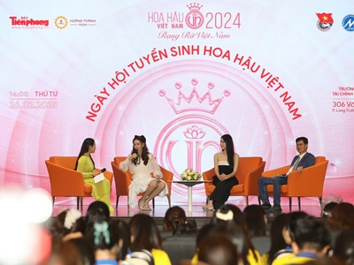 Tưng bừng ngày hội tuyển sinh Hoa hậu Việt Nam 2024