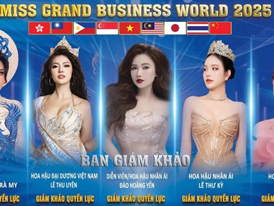 Đài Loan (Trung Quốc) đăng cai vòng chung kết Hoa hậu Doanh nhân hòa bình thế giới 2025