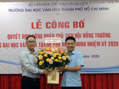 TS Trịnh Đăng Khoa làm Chủ tịch Hội đồng trường Trường ĐH Văn hóa TP.HCM