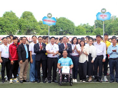 Trường ĐH Thể dục Thể thao TP.HCM khai mạc kỳ thi tuyển sinh năng khiếu 2025