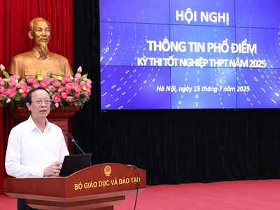 Phổ điểm Kỳ thi tốt nghiệp THPT 2025 phản ánh đúng chất lượng giáo dục, phân hóa tốt