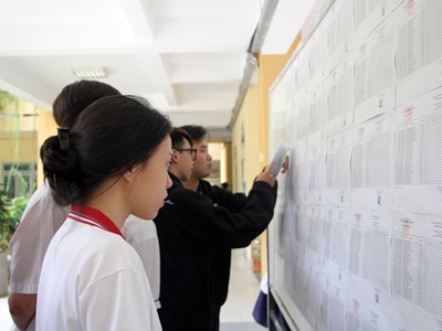 Công bố đối sánh phổ điểm một số tổ hợp điểm thi THPT năm 2025