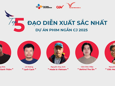 Công bố Top 5 đạo diễn trẻ tài năng Dự án phim ngắn CJ 2025