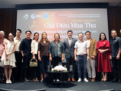 Liên hoan nghệ thuật Giai điệu Mùa Thu 2025 hội tụ hơn 200 nghệ sĩ Việt Nam và quốc tế