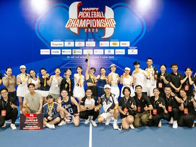 Nghệ sĩ, KOL tham gia giải Happy Pickleball Championship 2025 gây quỹ giúp bệnh nhi