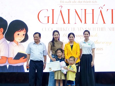 Lan tỏa tình yêu sách từ Cuộc thi Kể chuyện sách thiếu nhi lần 1 – 2025