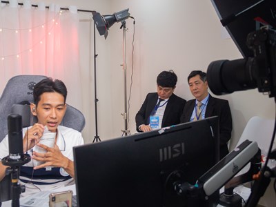 Thi livestream bán hàng tại Hội thi tay nghề thanh niên TP.HCM năm 2025