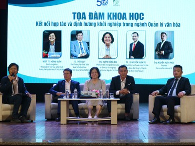 Kết nối hợp tác, định hướng khởi nghiệp trong ngành Quản lý văn hóa