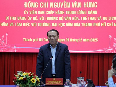 Giữ nhịp truyền thống, “thắp lửa” cho Trường Đại học Văn hóa TP.HCM