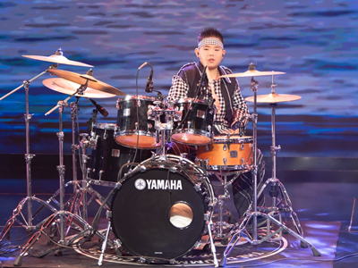 Á quân Tinh hoa nhí Tạ Gia Thiện tạo dấu ấn với tiết mục trống jazz