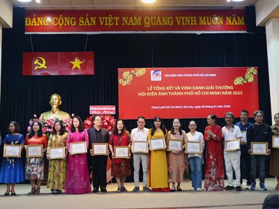 Hội Điện ảnh TP.HCM vinh danh 8 tác phẩm xuất sắc năm 2025