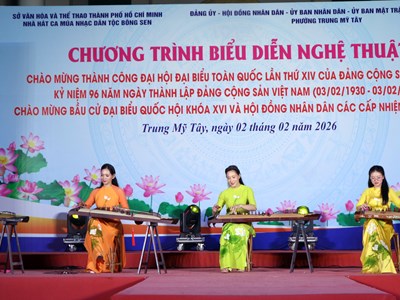 Biểu diễn nghệ thuật phục vụ người dân ngoại thành