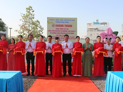 Khánh thành Công viên Nguyễn Tư Nghiêm và ra mắt Không gian văn hóa Hồ Chí Minh