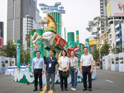 Lãnh đạo TP.HCM kiểm tra công tác chuẩn bị Đường Sách Tết Bính Ngọ 2026 