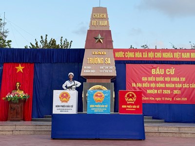 Trường Sa sẵn sàng cho ngày bầu cử