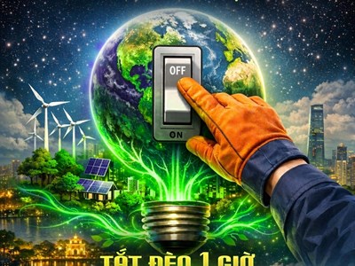 TP.HCM tắt đèn 1 giờ hưởng ứng Giờ Trái đất 2026