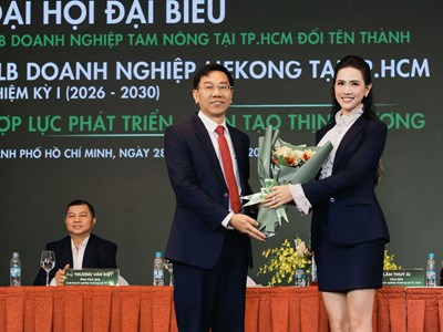 Hoa hậu Phan Thị Mơ làm Phó Chủ tịch CLB Doanh nghiệp Mekong TP.HCM