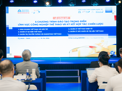Đại học Hoa Sen công bố 5 chương trình đào tạo Công nghiệp thể thao