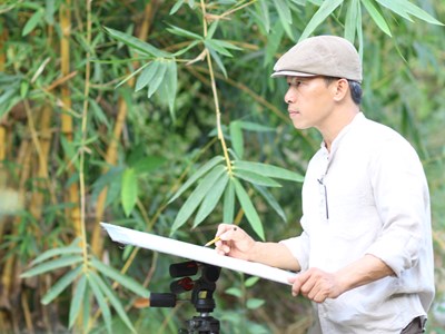Vũ Thành Tâm kể tình quê bằng tranh màu nước