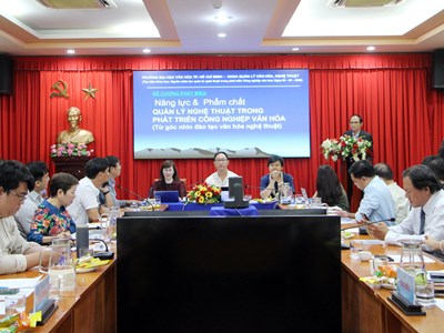 Đào tạo nhân lực quản lý nghệ thuật đáp ứng yêu cầu công nghiệp văn hóa