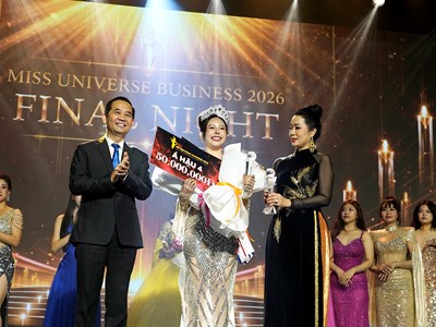 Elsa Nguyễn đoạt Á hậu 4 và Người đẹp Tài năng tại Miss Universe Business 2026