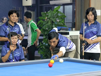 Khai mạc Giải Billiard Báo chí khu vực Đồng bằng sông Cửu Long lần thứ XVIII