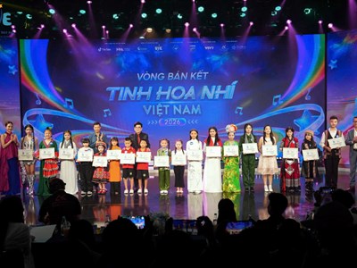 20 thí sinh tranh tài tại chung kết “Tinh hoa nhí Việt Nam 2026”