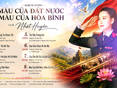 Nhật Huyền đưa “Màu của Đất nước - Màu của Hòa bình” lên nền tảng số