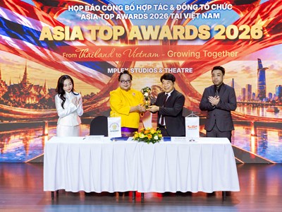 Asia Top Awards 2026 công bố 35 giải thưởng về văn hóa, nghệ thuật, giải trí