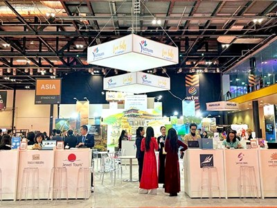 Gian hàng Du lịch Việt Nam gây ấn tượng tại WTM London 2024