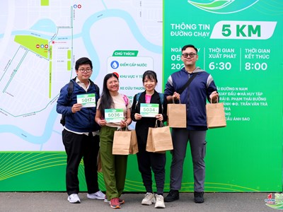 Hơn 2.000 runner tham gia nhận Bib ngày đầu năm mới 2025