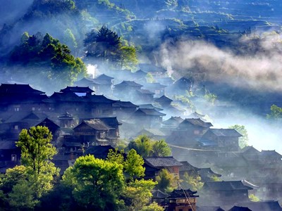 Tây Giang Thiên hộ Miêu trại bí ẩn giữa núi rừng Quý Châu