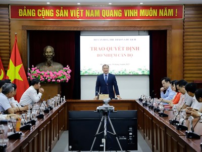 Cục Du lịch Quốc gia Việt Nam và Vụ Kế hoạch tài chính có thêm lãnh đạo