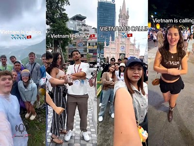 Trào lưu “Vietnam is calling” trở thành hiện tượng trên Tiktok