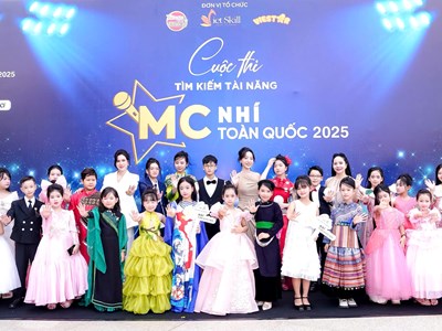 MC nhí toàn quốc 2025 gây ấn tượng với chủ đề “Kỷ nguyên vươn mình”