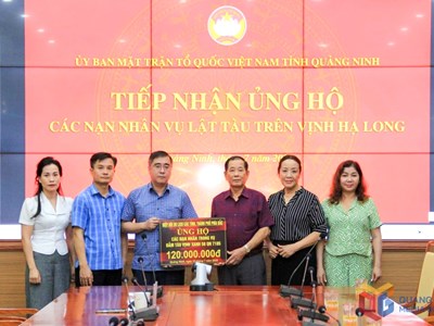 Quảng Ninh: Tiếp tục tiếp nhận tiền ủng hộ các nạn nhân vụ lật tàu