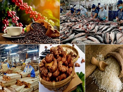 Xuất khẩu nông lâm thủy sản chạm mốc gần 40 tỉ USD