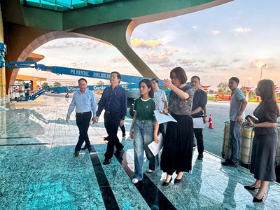 Đẩy nhanh tiến độ thi công Triển lãm, hoàn thành trước ngày 15.8