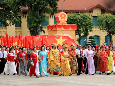 Khối Văn hoá, thể thao tươi tắn tham gia Tổng duyệt A80