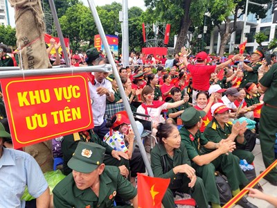 Bố trí hơn 8.000 chỗ ngồi ưu tiên xem diễu binh, diễu hành A80