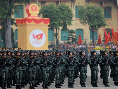 Khí phách người chiến sĩ Công an nhân dân trong bản hùng ca diễu binh