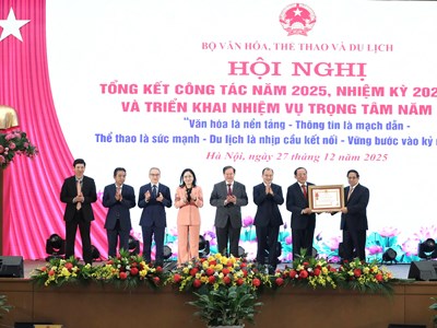 Tôn vinh những cá nhân, tập thể đóng góp tiêu biểu cho ngành VHTTDL