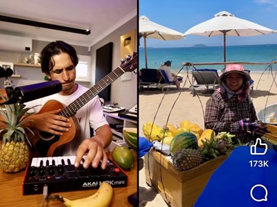 Người bán hàng rong vô tình trở thành “đại sứ du lịch”