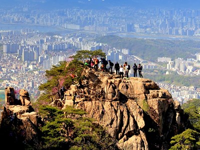 Giới trẻ Hàn Quốc rồng rắn lên núi cầu may sau câu nói của thầy phong thuỷ