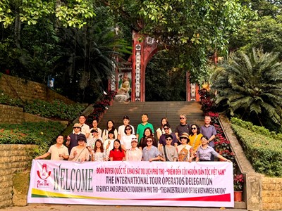 Đoàn lữ hành quốc tế khảo sát tại Phú Thọ
